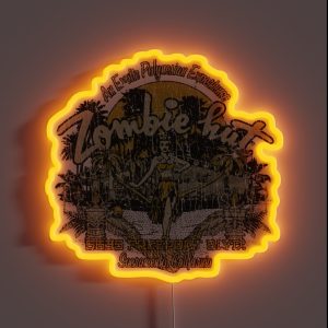 Zombie Hut 1945 RGB Neon Sign