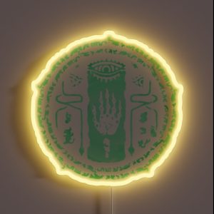 Zonai Green Swirl Totk RGB Neon Sign Zonai Green Swirl Totk RGB Neon Sign