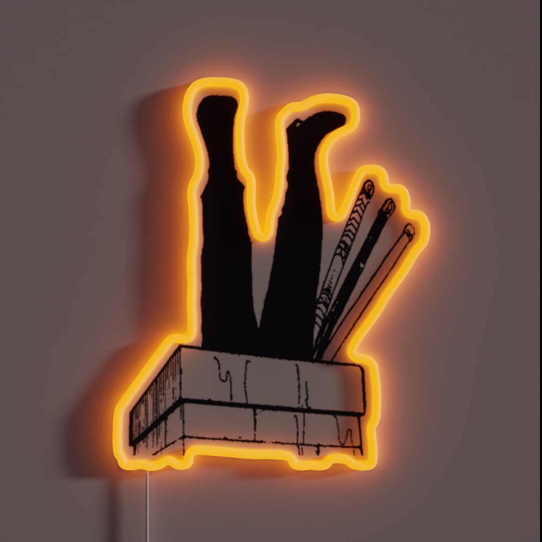 Zoro In A Chimney RGB Neon Sign Zoro In A Chimney RGB Neon Sign