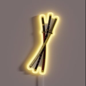 Zoro S Swords RGB Neon Sign